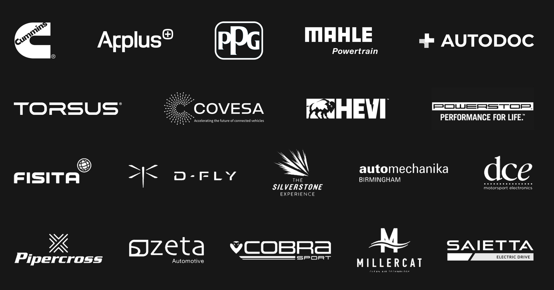 Some of the automotive clients we work with